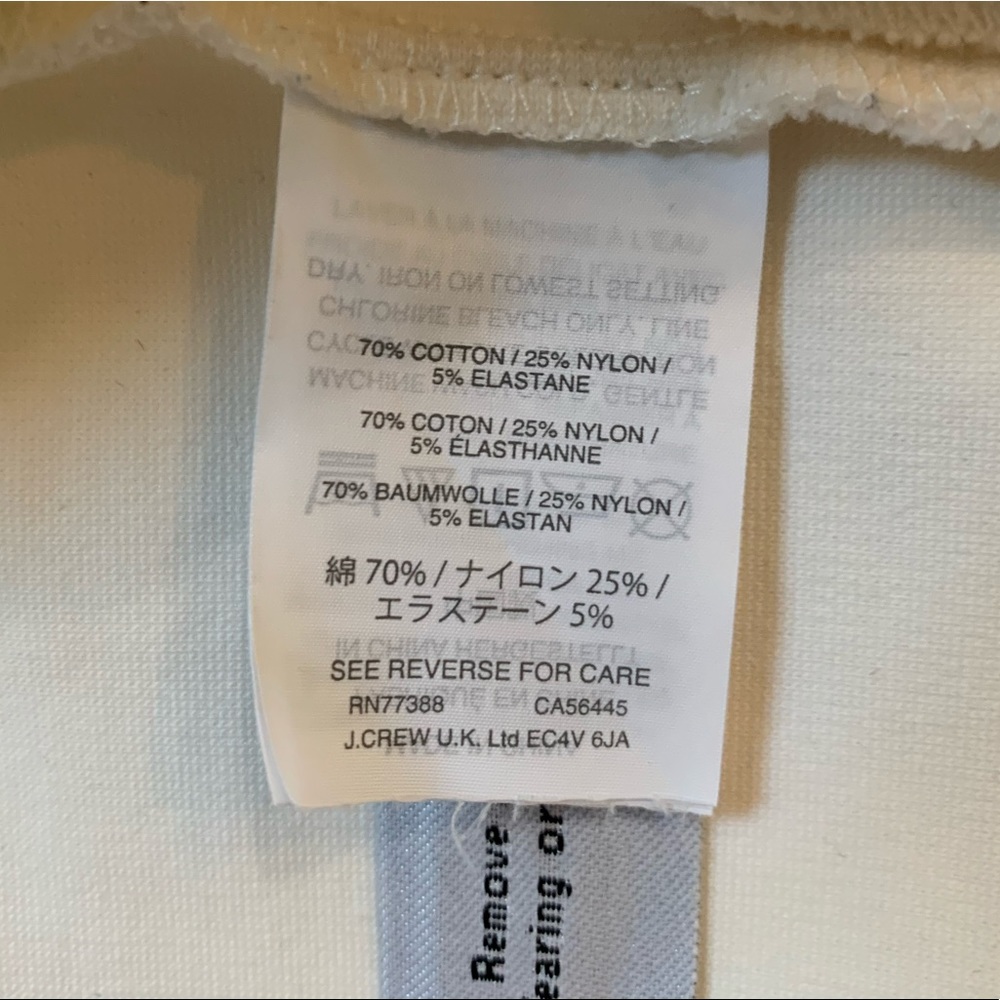 J. Crew Structured Flutter Hem Top - image 6